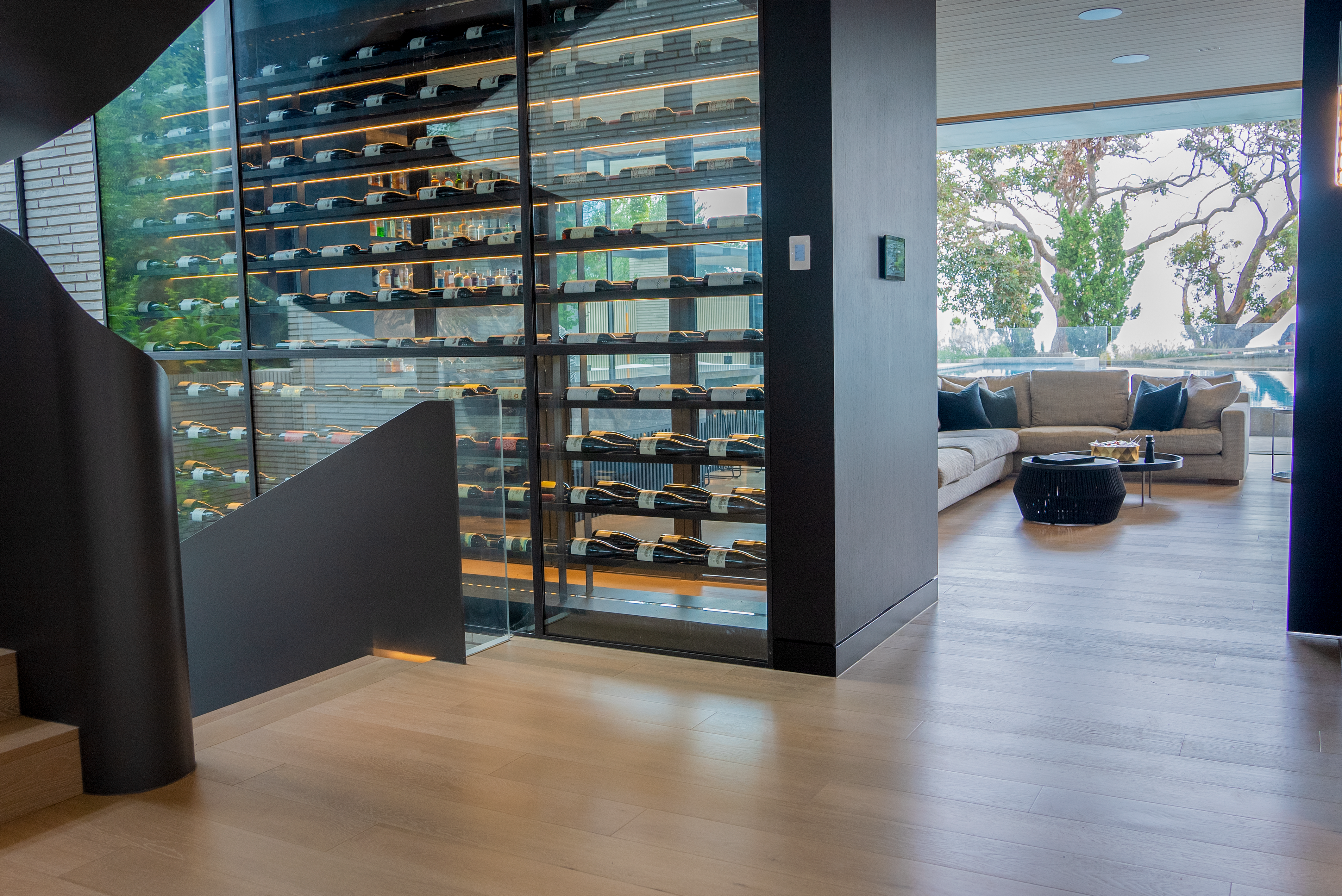 Dawn House &mdash; bar and wine cellar area